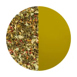 Zielona herbata z dodatkami Malina lipa